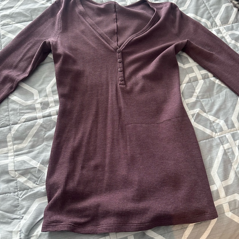 lululemon athletica Long Sleeve Top in Purple